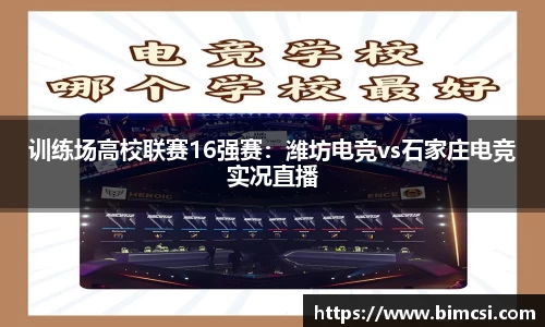 训练场高校联赛16强赛：潍坊电竞vs石家庄电竞实况直播